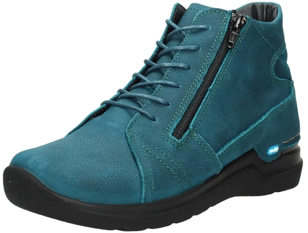 Wolky Why Veterschoenen - Petrol - Maat 41