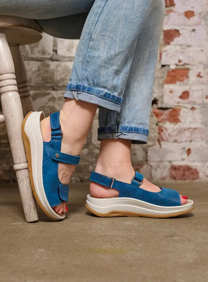 Wolky Dames Sandalen 03350 Adura - Blauw - afbeelding 5 van 6