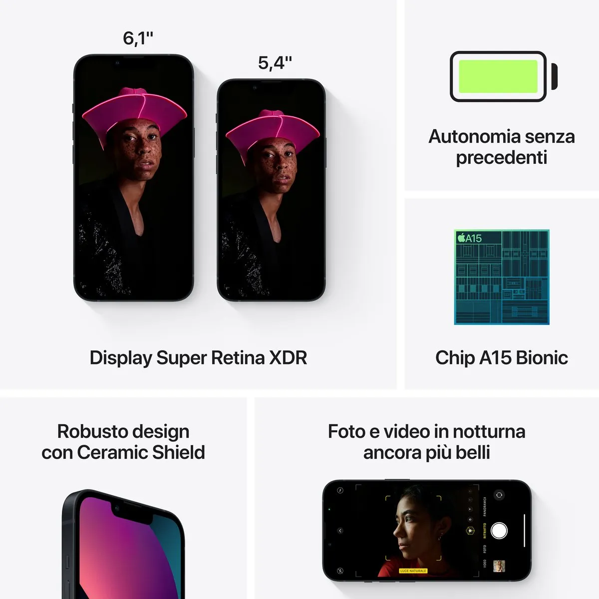 Apple iPhone 13 MLPF3ZD/A - 128GB - Middernacht - afbeelding 6 van 6
