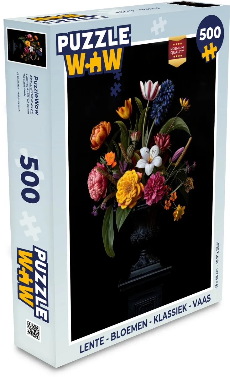 PuzzleWow Lente Bloemen Klassieke Legpuzzel 500 Stuks