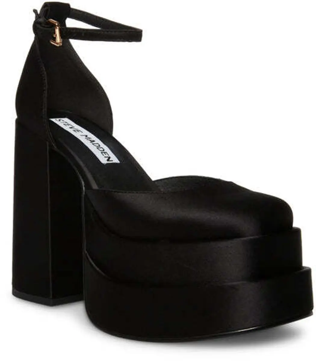 Steve Madden Charlize Dameshakken 41 - Zwart satijn