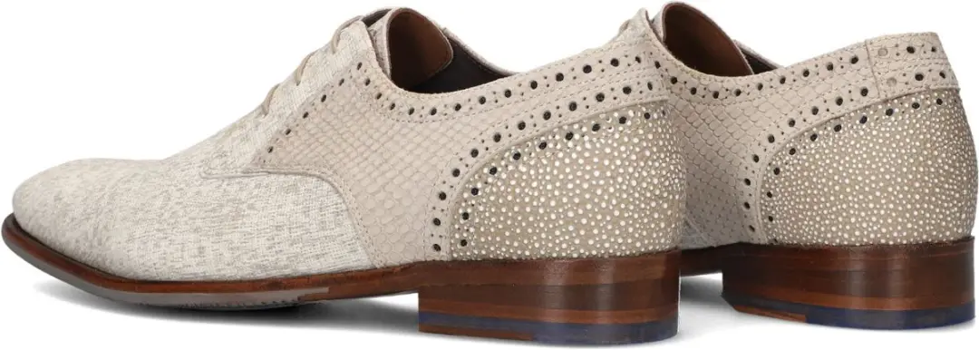 Floris van Bommel De Stapper Veterschoenen SFM-30361 - Beige - afbeelding 4 van 6