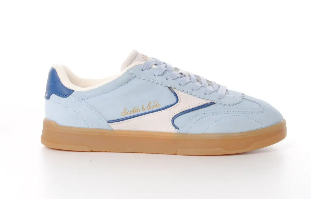 Scotch & Soda Herensneaker "Slim" lichtblauw