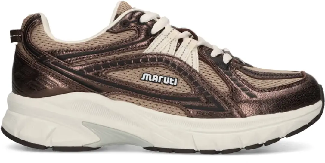 Maruti Nola Leather Lage Sneakers - Bruin - afbeelding 3 van 6