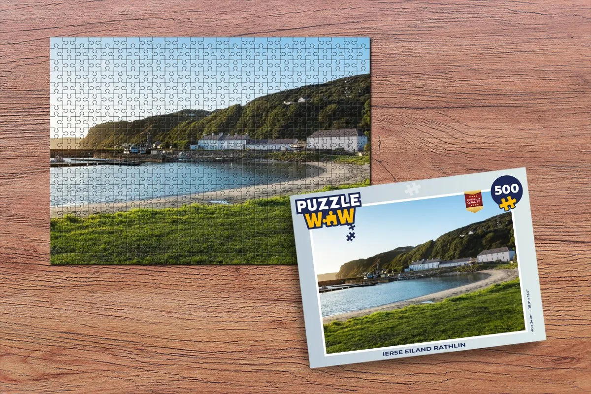 PuzzleWow Rathlin Legpuzzel 500 Stuks - Multicolor
