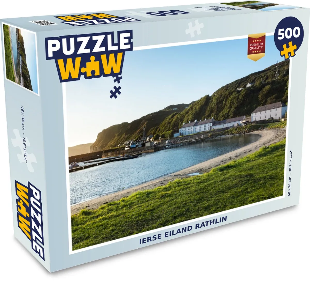 PuzzleWow Rathlin Legpuzzel 500 Stuks