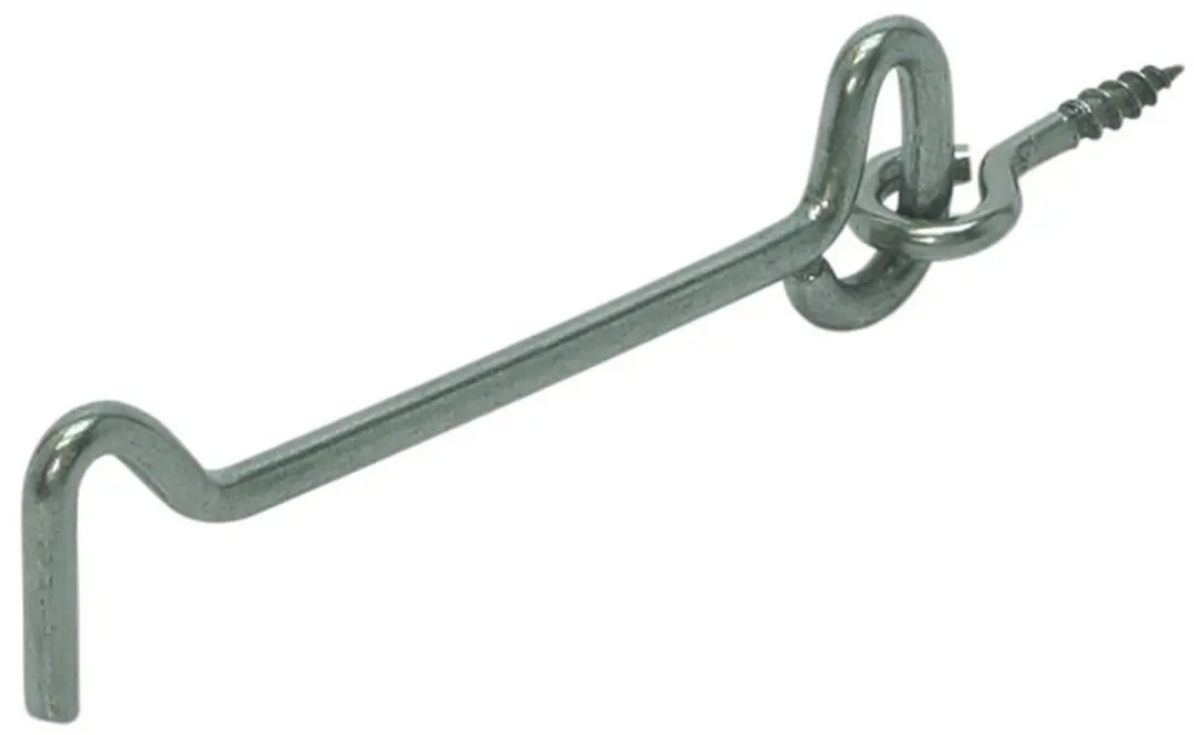 GB Windhaak RVS A2 met schroefoog 300mm - Zilver