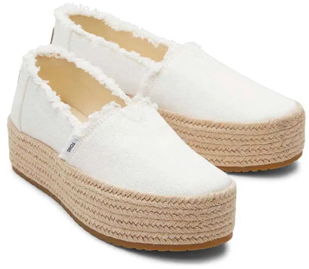 TOMS Shoes - VALENCIA - Instappers - Kleur: Wit/beige - Maat: 38 - afbeelding 6 van 6