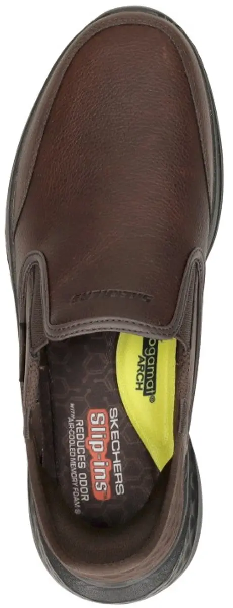 Skechers Slade Cooper Heren Instappers - Donkerbruin - afbeelding 5 van 6