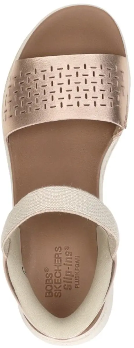 Skechers Slip-ins Bobs Sun Ray Dames Sandalen - Goud - afbeelding 5 van 6
