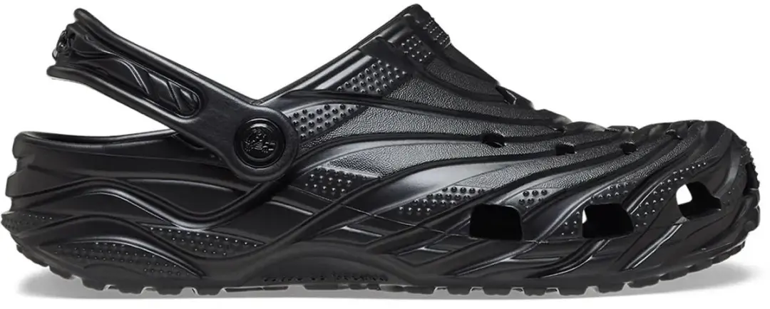 Crocs Classic Erosion Klompen Zwart EU 42-43