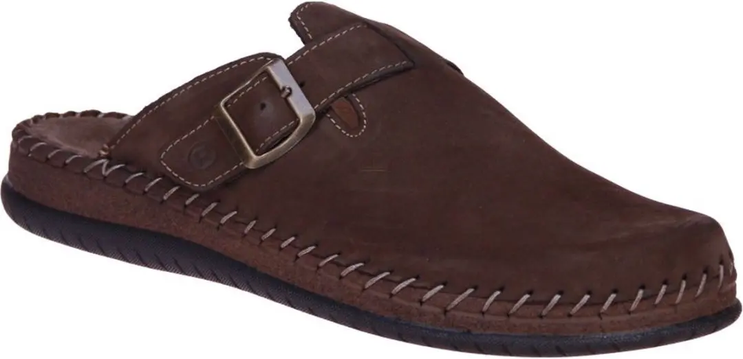 Rohde Bruin Nubuck Pantoffel - Maat 42 - afbeelding 4 van 6