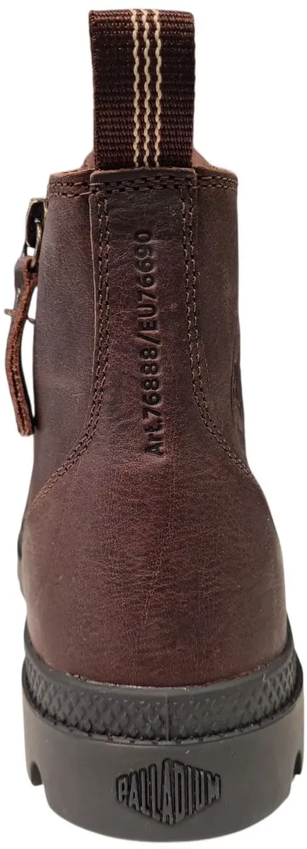 Palladium Pampa Zip Leather Ess Dameslaarzen - Bison - afbeelding 2 van 6