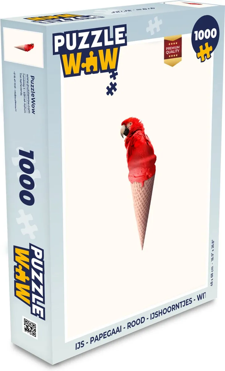 PuzzleWow IJshoorntjes Legpuzzel 1000 Stuks