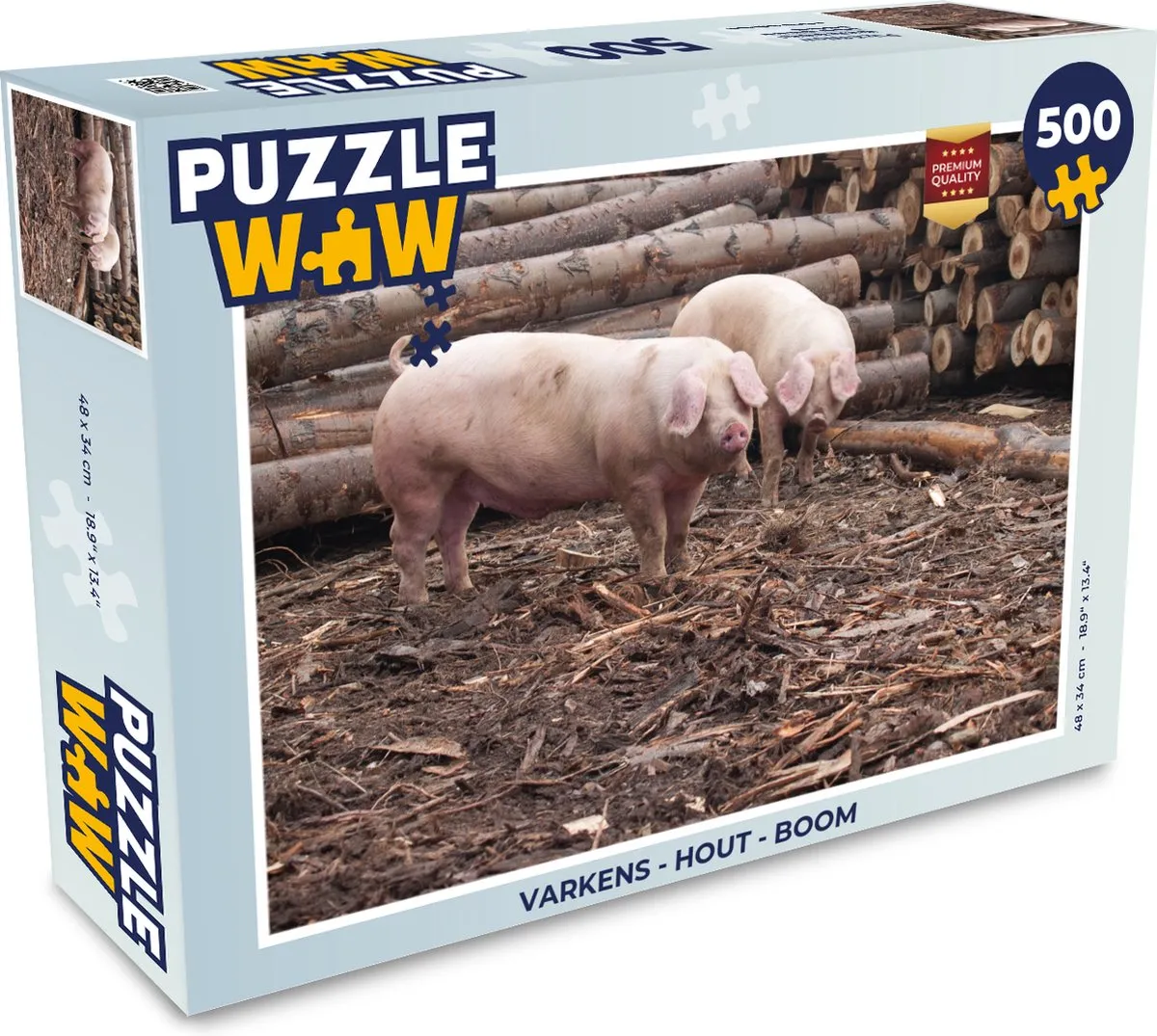 PuzzleWow Boom Legpuzzel 500 Stuks