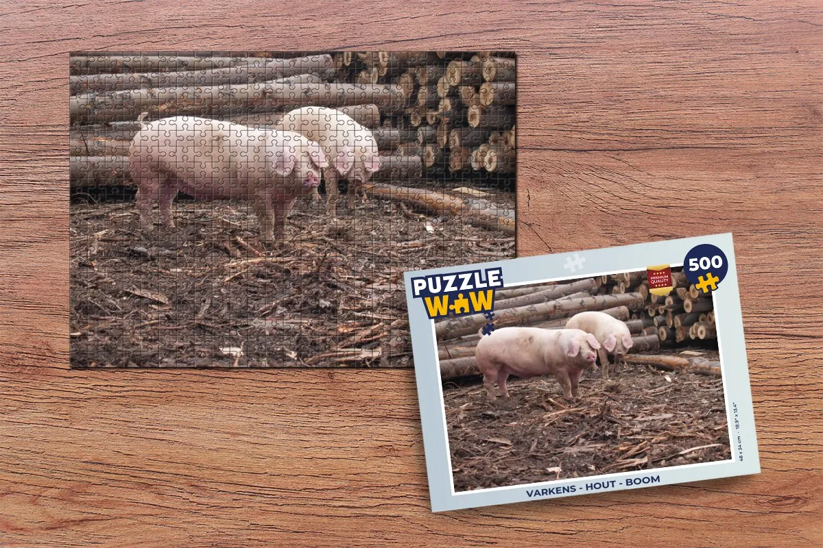 PuzzleWow Boom Legpuzzel 500 Stuks - Multicolor