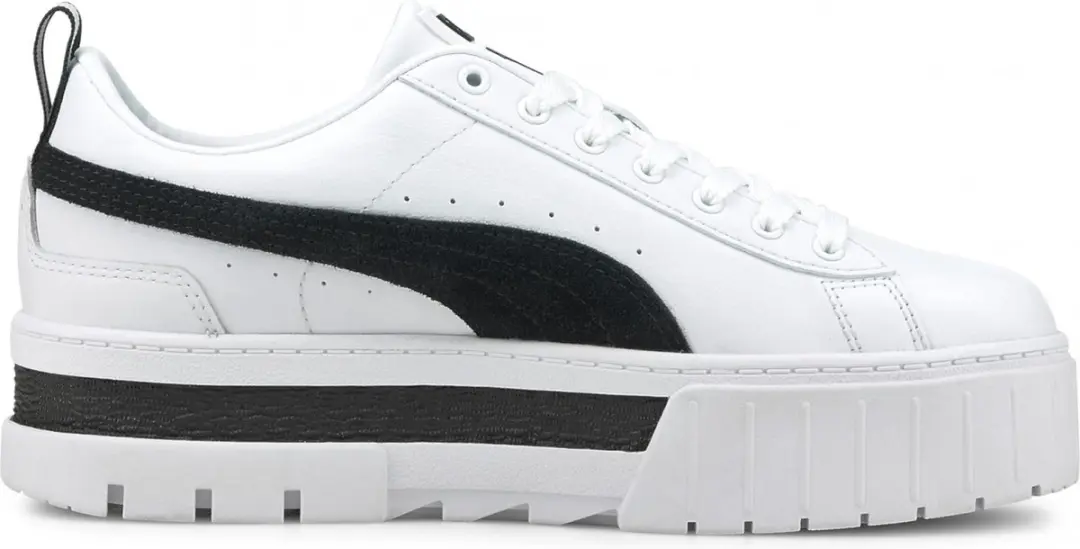 PUMA Mayze Lth Wn Lage Sneakers - Wit - afbeelding 6 van 6