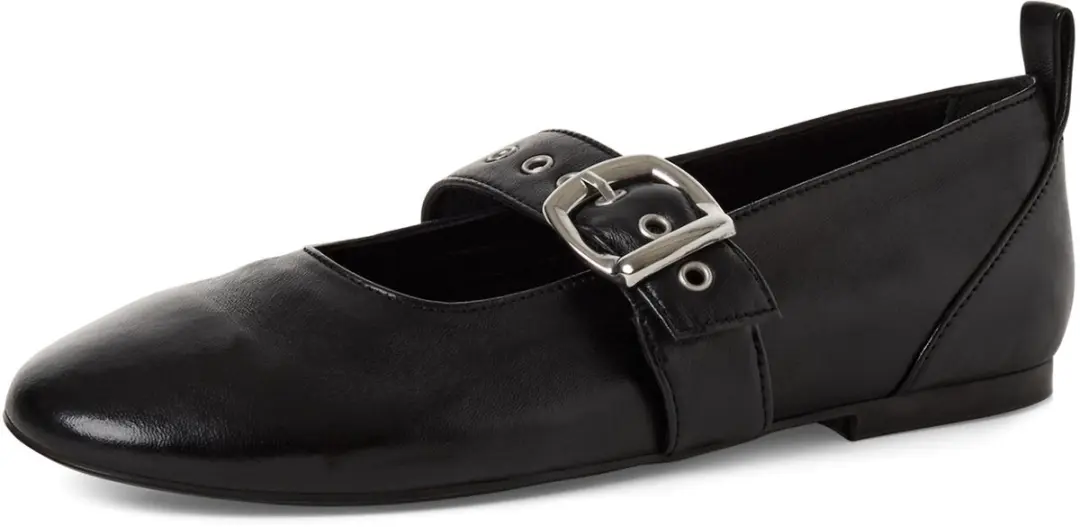 Tamaris Core Ballerina's met gesp - Black Leather - afbeelding 5 van 6