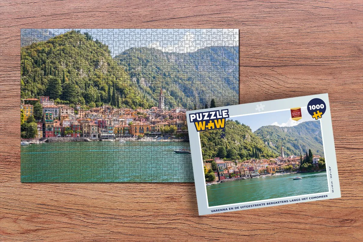 PuzzleWow Varenna Legpuzzel 1000 Stuks