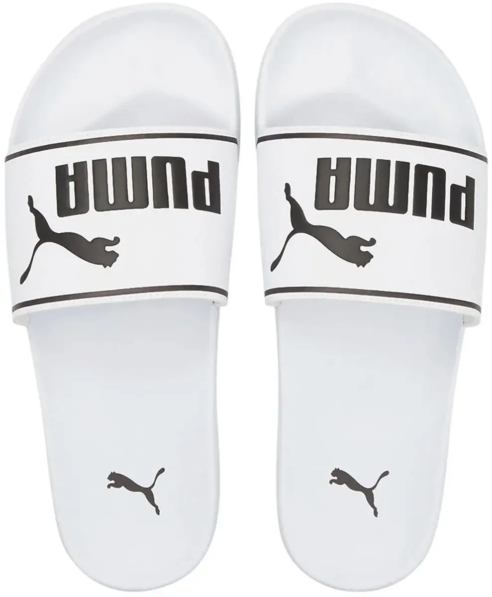 PUMA Leadcat 2.0 Badslippers - Maat 44.5 - Wit/Zwart - afbeelding 5 van 6
