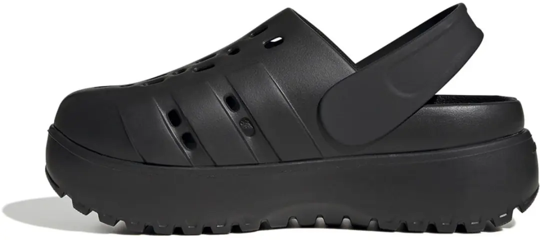 Adidas Adilette Platform Clogs NQX81 - Dames - Zwart
