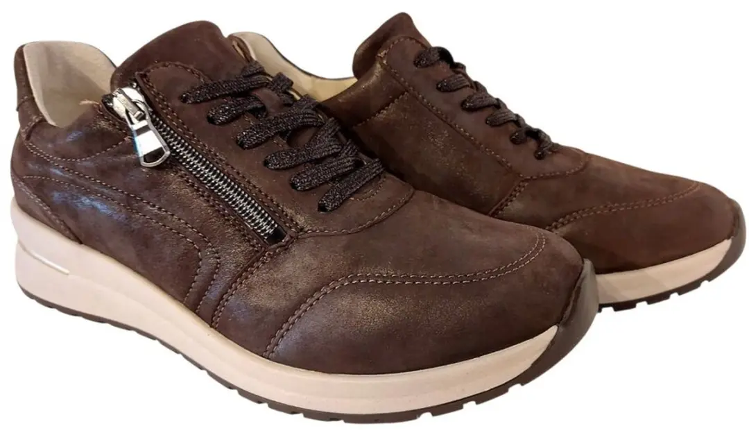 Waldlaufer Sneaker 928002 192 192 Classi Bruin Wijdte H