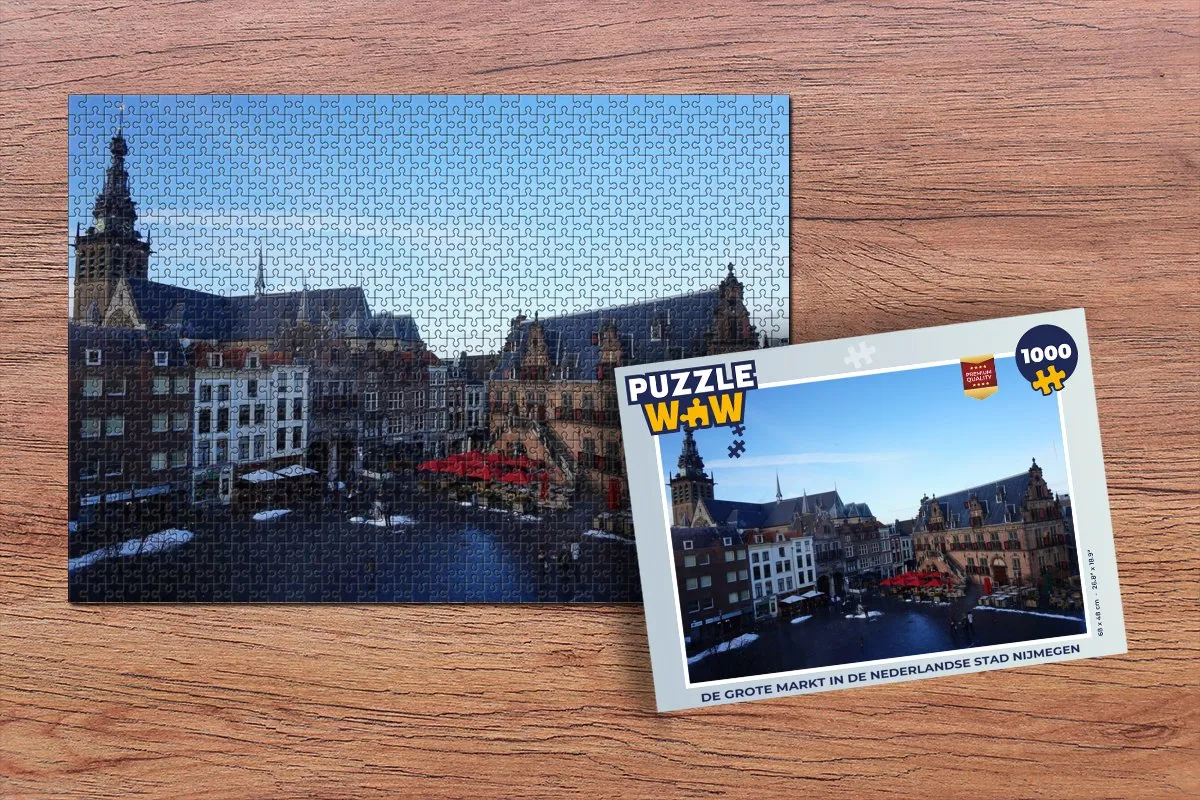 PuzzleWow Legpuzzel 1000 Stuks Multicolor