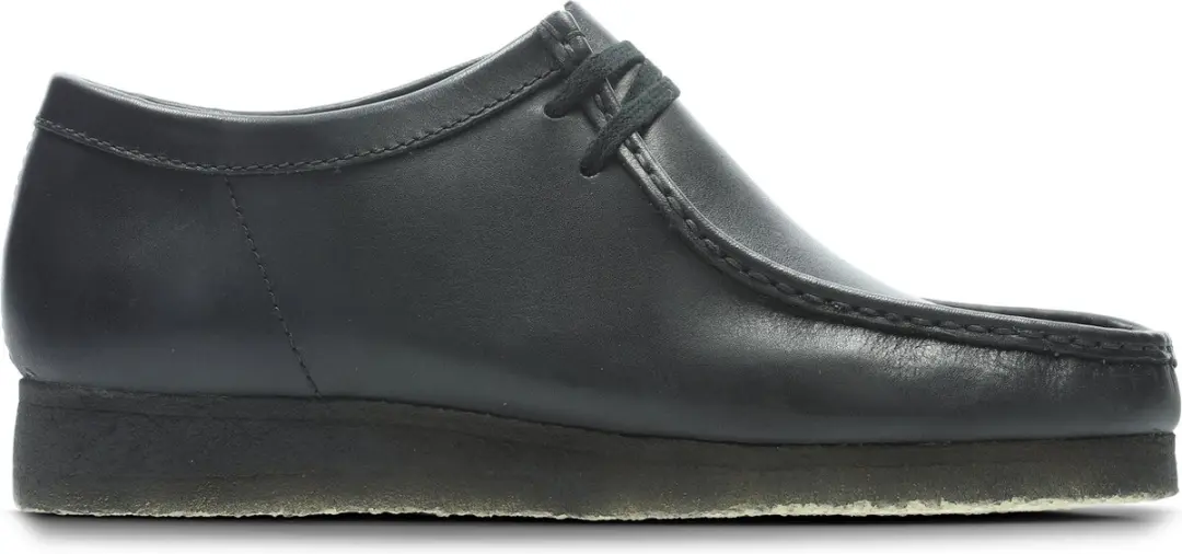CLARKS Schnürschuhe Wallabee Black Leather