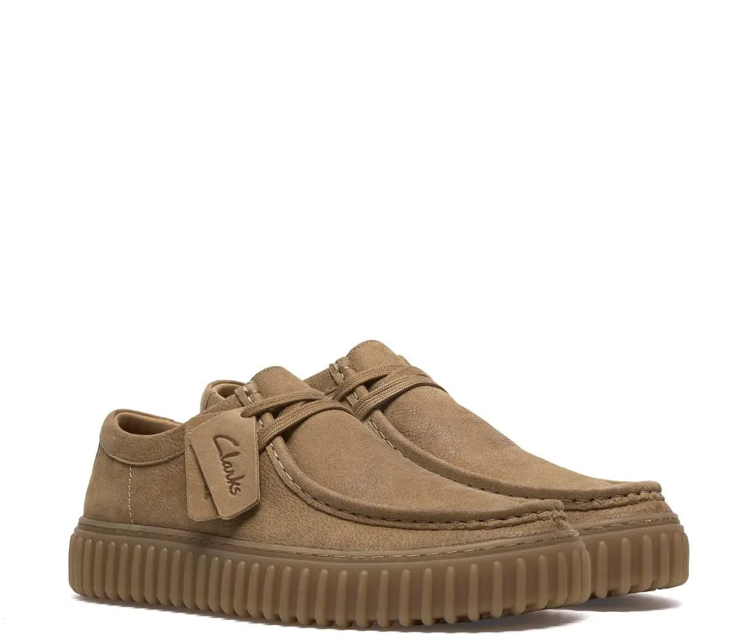 Clarks Veterschoen Beige