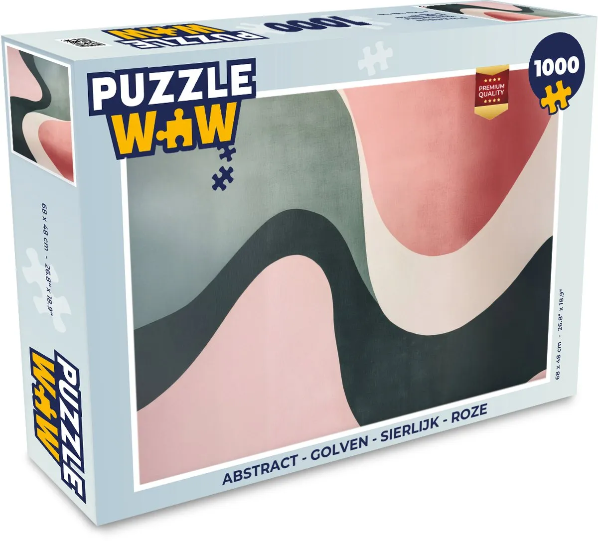 PuzzleWow Abstract Golven Legpuzzel 1000 Stuks