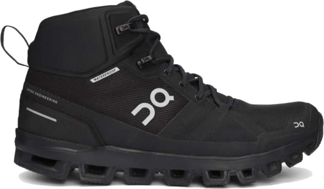 On Running Cloudrock 2 Waterproof wandelsneakers heren zwart