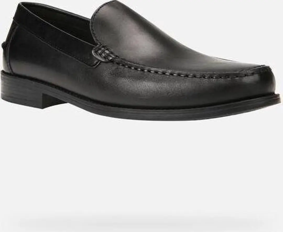 Geox Heren Zwarte Herenschoeenen New Damon Mocassins