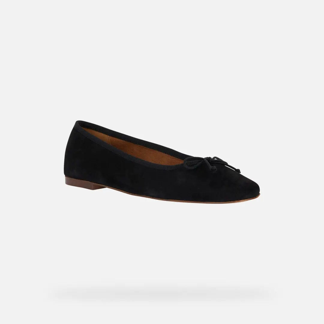 Geox Marsilea Ballerina's - Maat 39 - Zwart