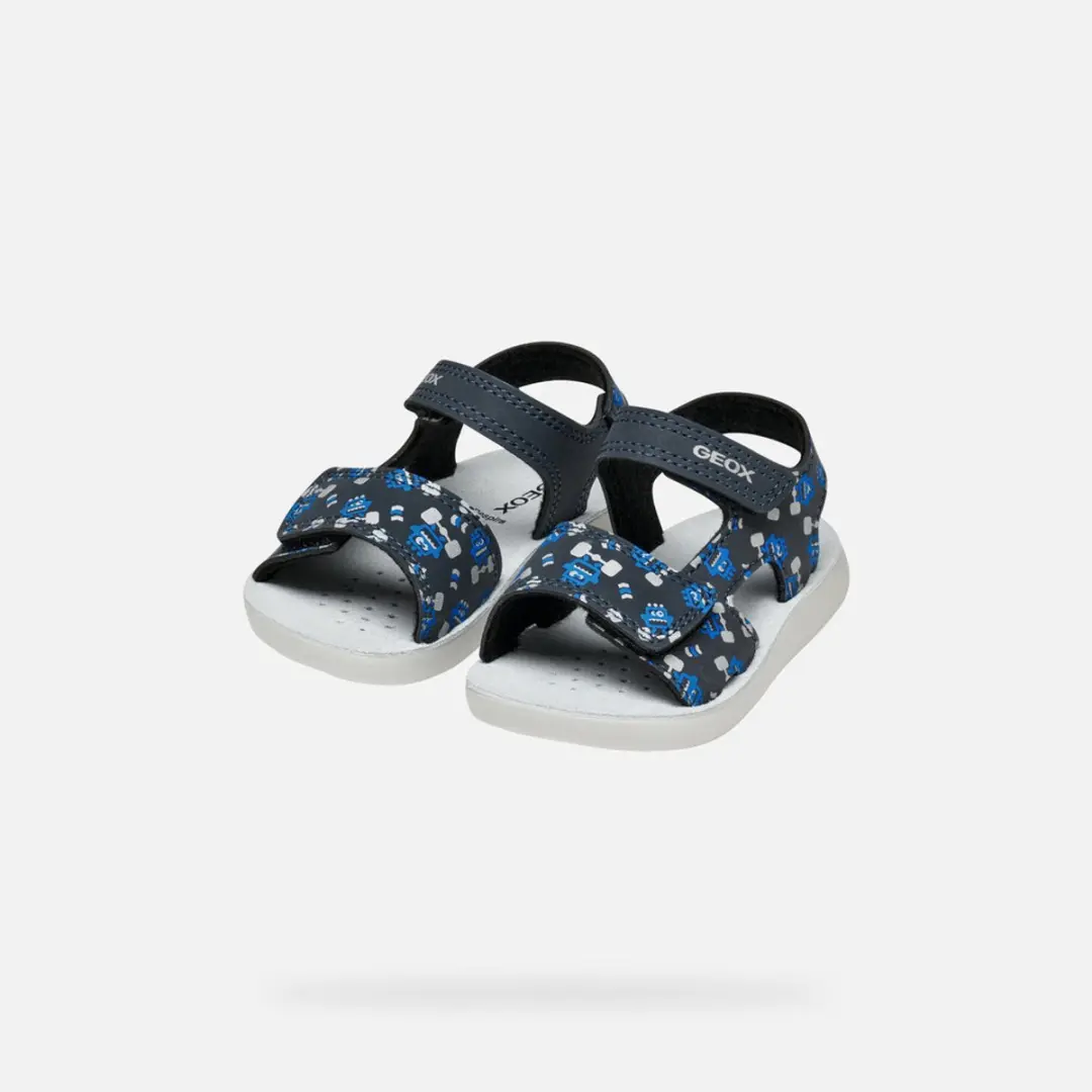 Geox Lightfloppy Sandalen - Marineblauw/Koningsblauw Maat 23