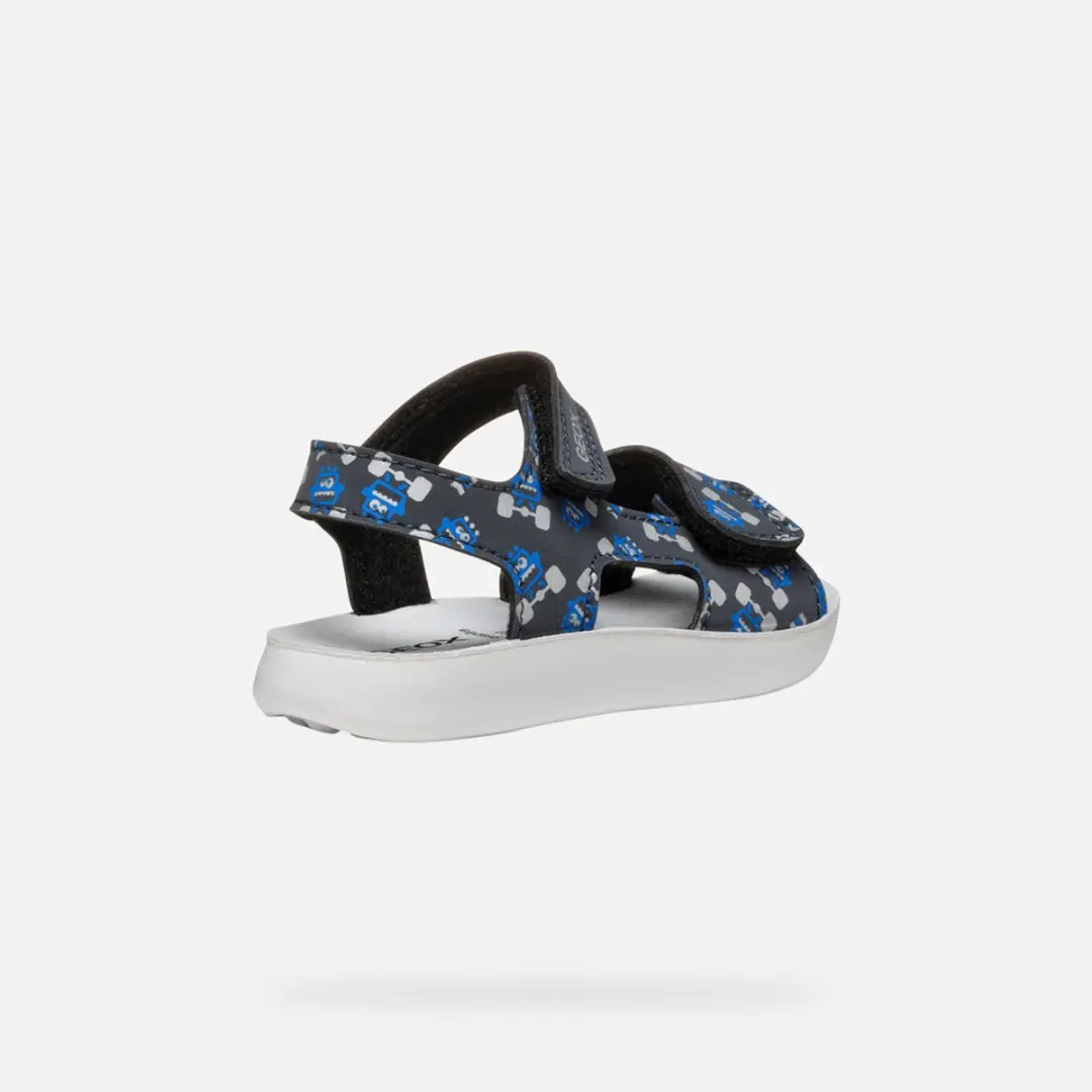 Geox Lightfloppy Sandalen - Marineblauw/Koningsblauw Maat 23