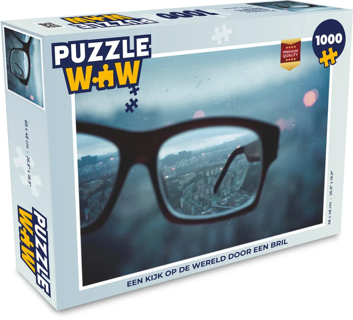 PuzzleWow Legpuzzel 1000 Stuks - Multicolor