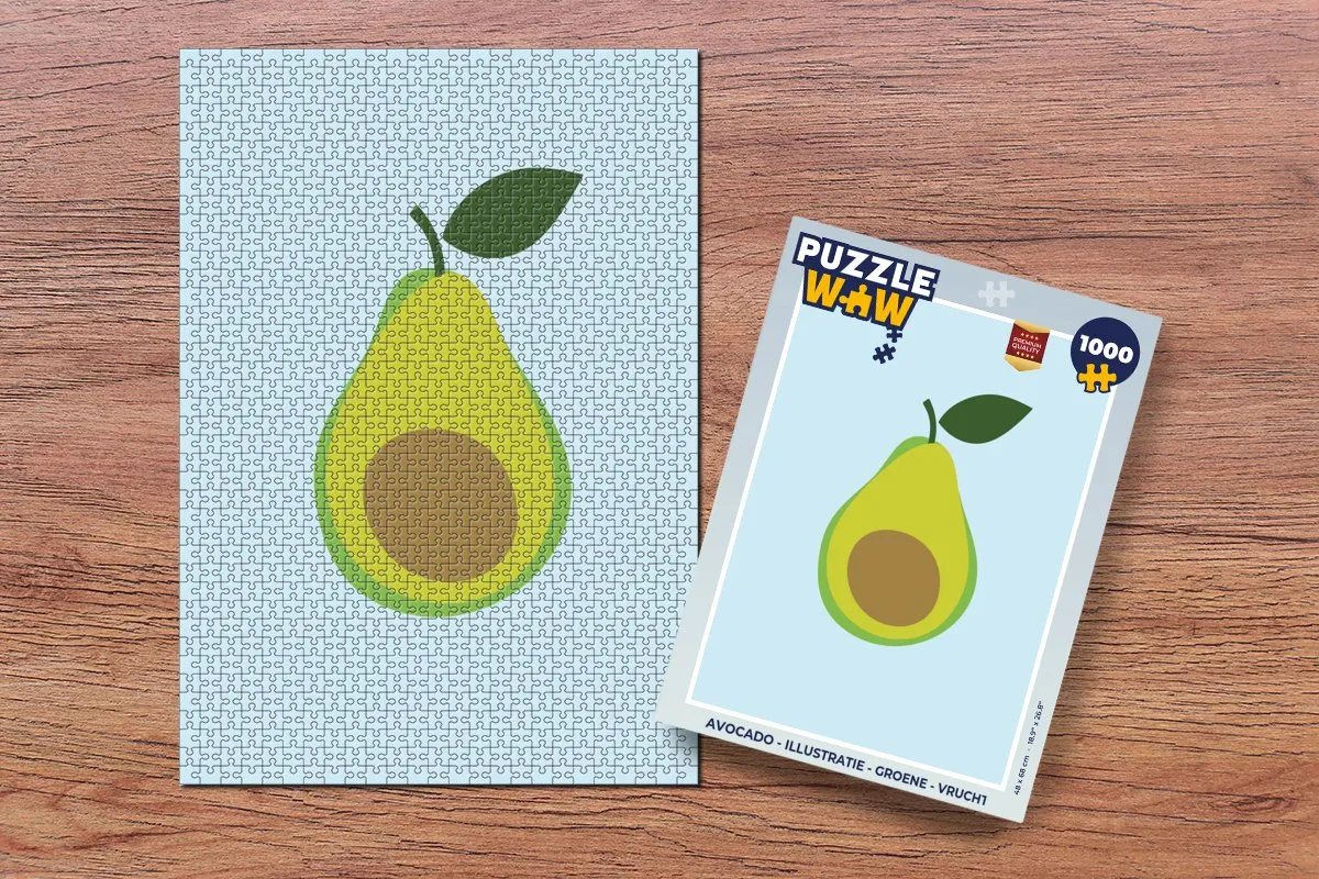 PuzzleWow Avocado Legpuzzel 1000 Stuks