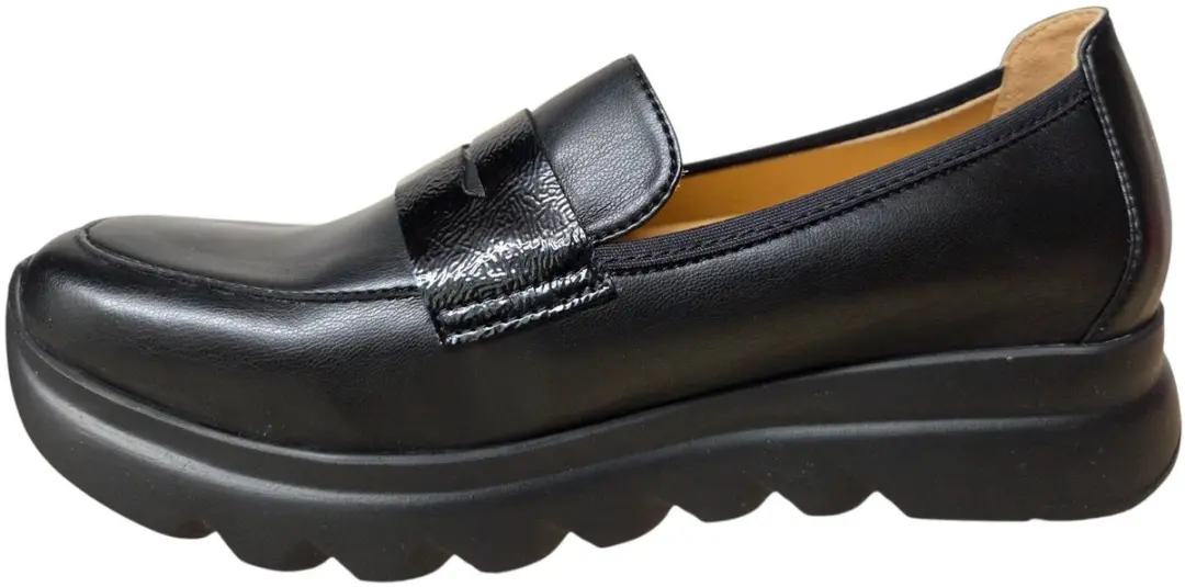 Wolky Dames Instappers 02127 Snoafer F2F Zwart