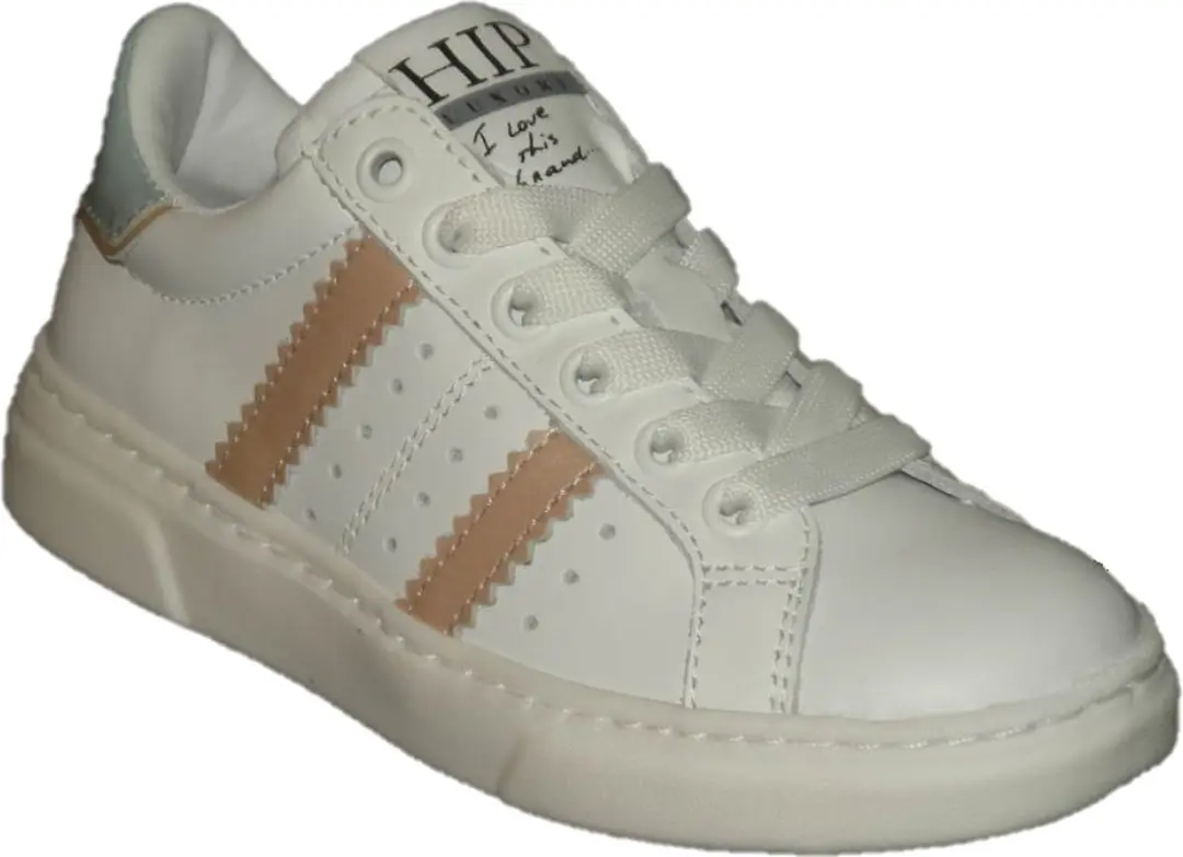 Hip H6361-30CO-EC Lage Sneaker - 30 - Wit - afbeelding 2 van 4