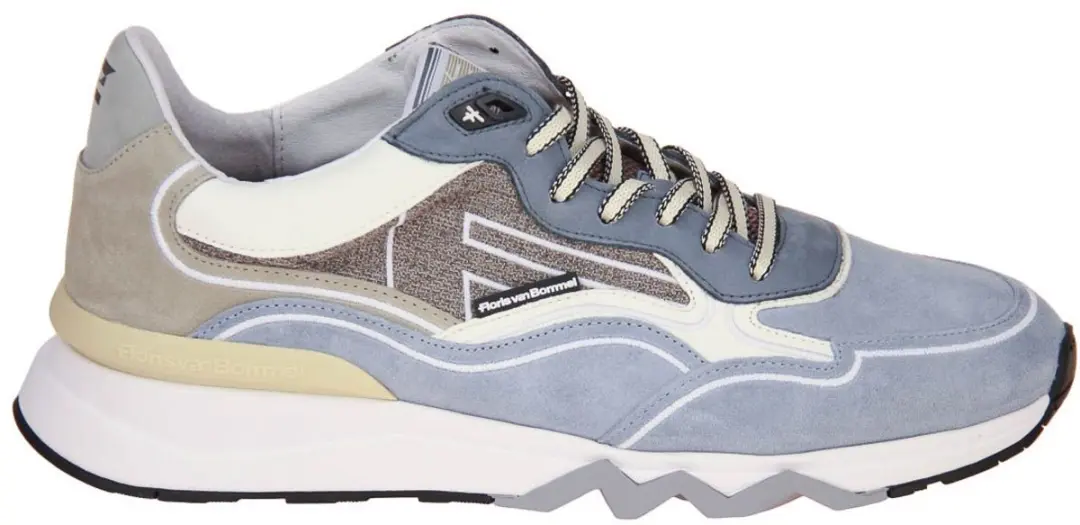 Floris van Bommel DE ZAGER 03.02 Lage Sneakers - Blauw - Maat 45 1/3