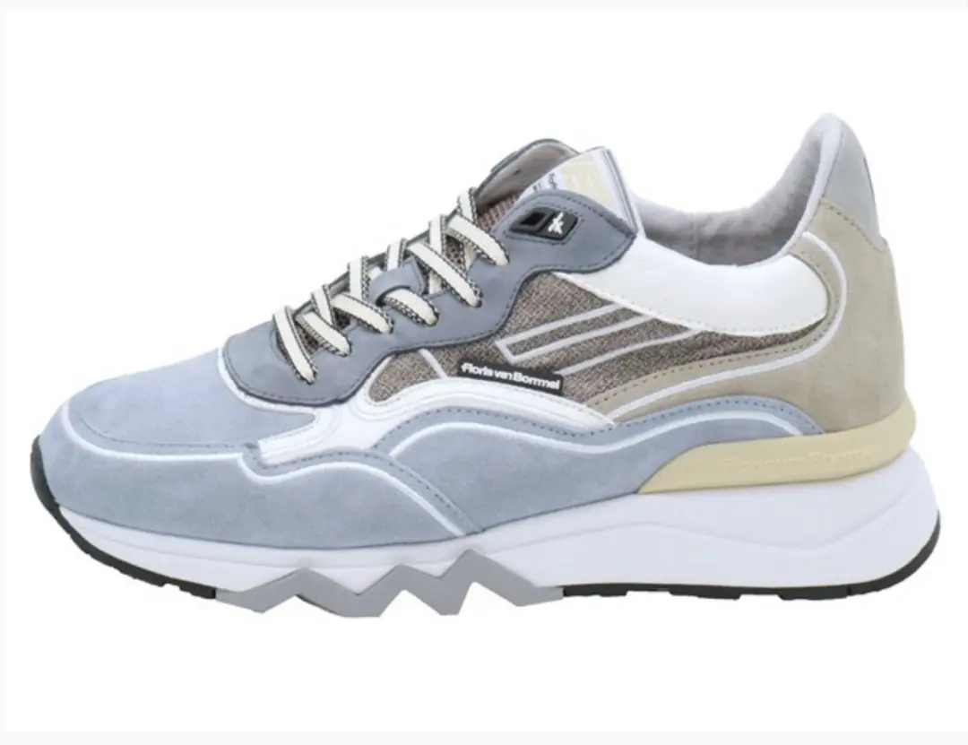 Floris van Bommel DE ZAGER 03.02 Lage Sneakers - Blauw - Maat 45 1/3