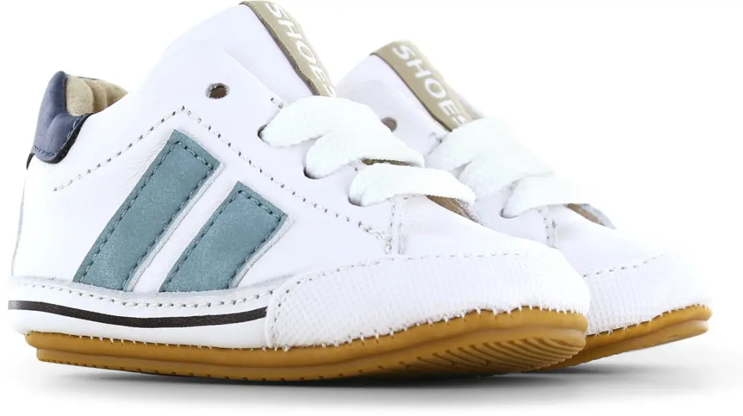Shoesme BABY-PROOF Sneakers Kinderen - Wit-Blauw - Leer - Maat 19 - afbeelding 6 van 6