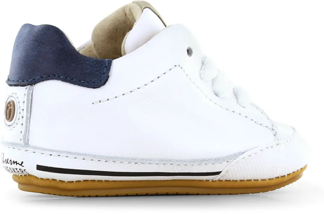 Shoesme BABY-PROOF Sneakers Kinderen - Wit-Blauw - Leer - Maat 19 - afbeelding 2 van 6