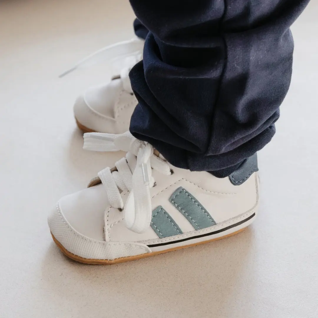 Shoesme BABY-PROOF Sneakers Kinderen - Wit-Blauw - Leer - Maat 19 - afbeelding 5 van 6