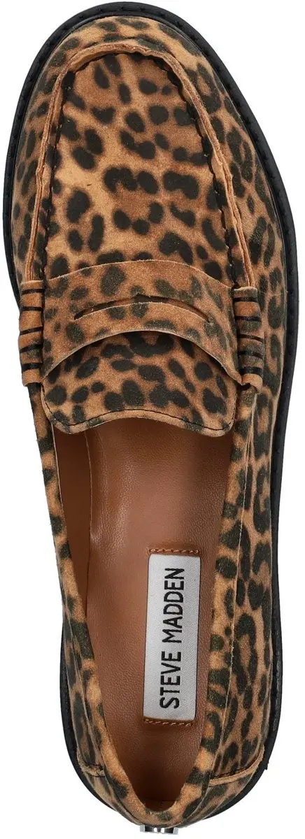 Steve Madden Adison Dames Loafer - Bruin Multi - Maat 41