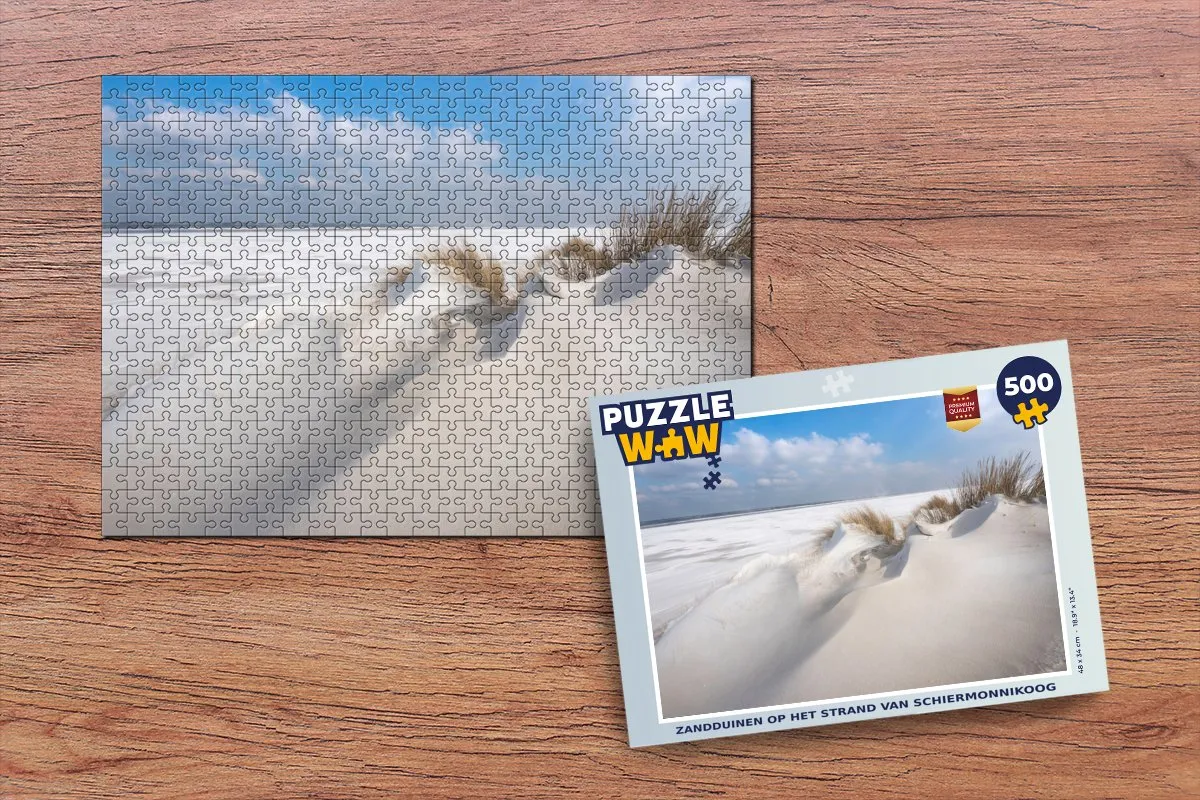 PuzzleWow Legpuzzel Zandduinen Schiermonnikoog 500 Stuks