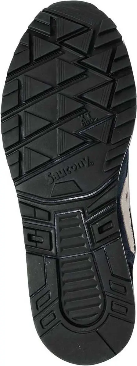 Saucony Shadow 5000 Sneakers Heren 43 - Zwart/Dark Grey/Beige