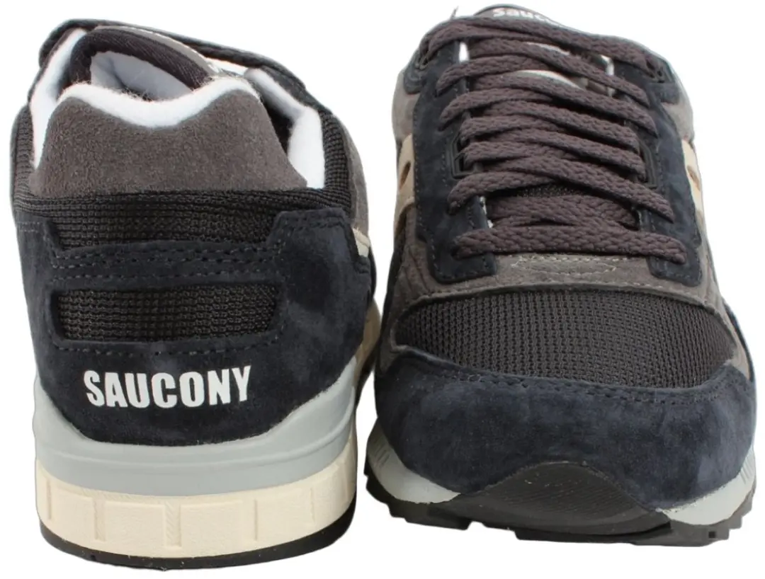 Saucony Shadow 5000 Sneakers Heren 43 - Zwart/Dark Grey/Beige