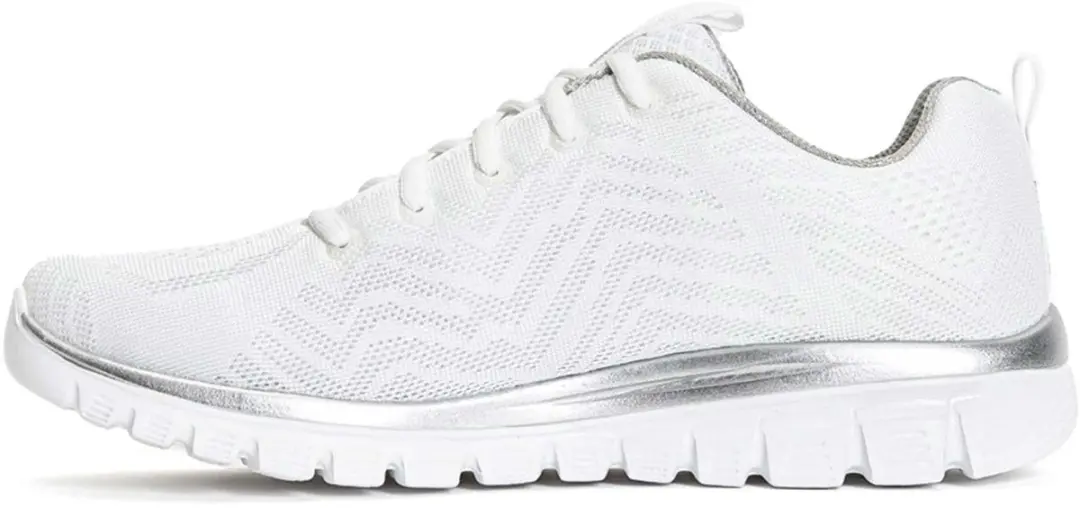 Skechers Graceful Get Connected Sneakers - Wit - Maat 42 - afbeelding 6 van 6