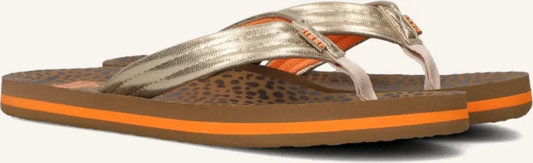 Reef Kids Ahiwild Teenslipper 37 - Bruin/Goud - afbeelding 3 van 6